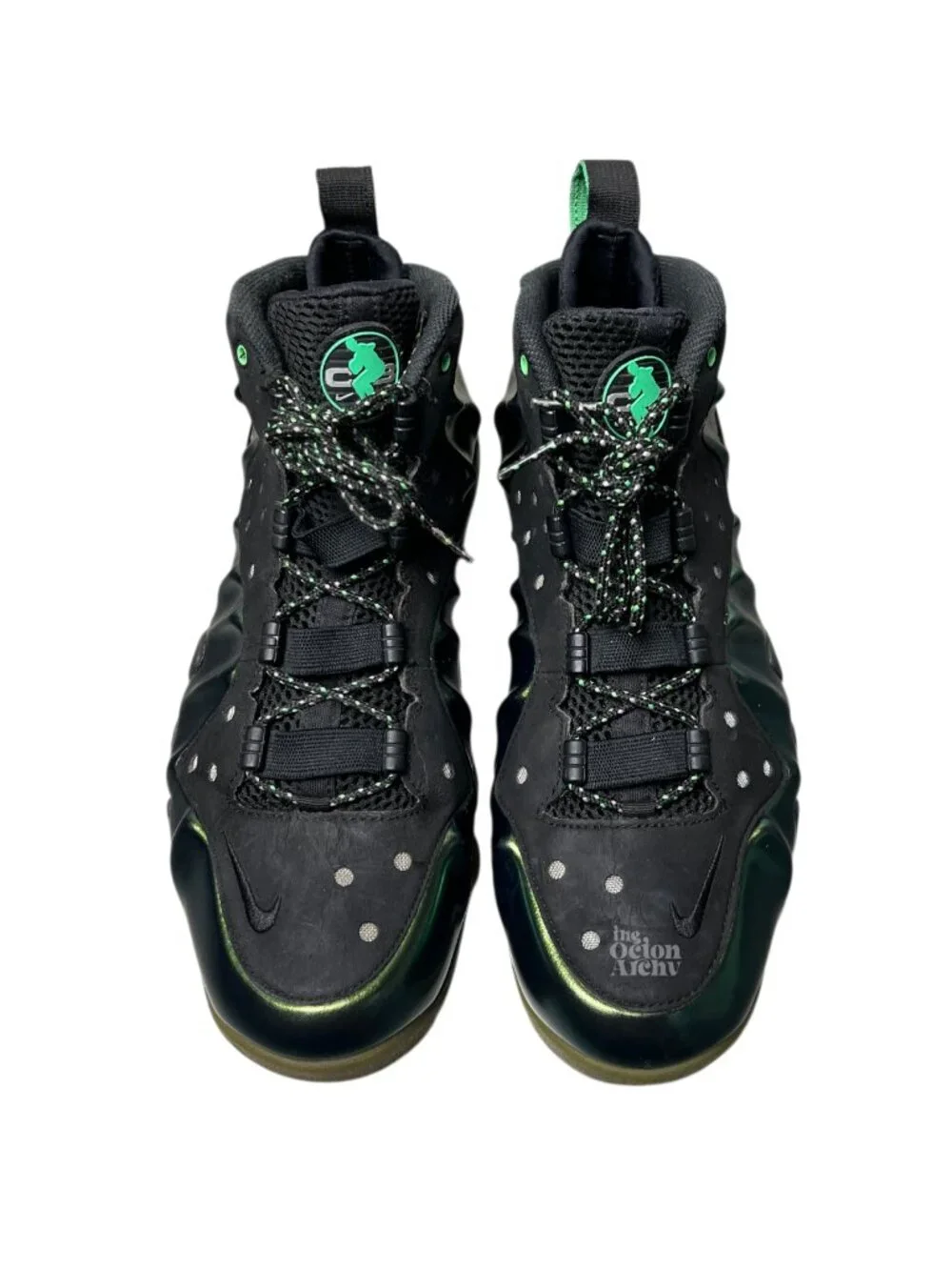 Size 9.5 Nike Barkley Posite Max - 2013 'Gamma Green' 555097-301 Pre-Owned